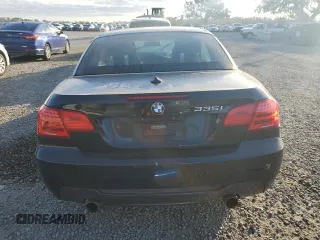 2013 BMW 3 Series 335i with VIN WBADX7C52DJ590390, listed as a Copart auction lot 80133474 with 47,839 mi miles and Salvage Title. Bid and sale history available at DreamBid. Image 6.