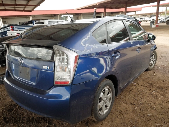 2011 Toyota Prius I with VIN JTDKN3DU6B1359407, listed as a IAAI auction lot 41777420 with 422,569 mi miles. Bid and sale history available at carsss.com. Image 4.