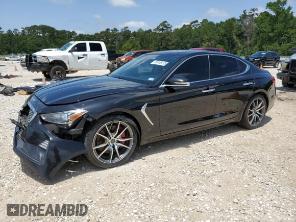 2019 Genesis G70 Advanced с VIN KMTG74LE6KU014488, выставлен на аукционе Copart как лот 56148175 с пробегом 188 469 миль миль и Списание • Salvage title. История ставок и продаж доступна на DreamBid. Изображение 1.