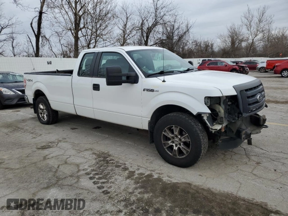 2012 Ford F-150 XL with VIN 1FTFX1EFXCKD58837, listed as a Copart auction lot 85785474 with 174,246 mi miles and Salvage Title. Bid and sale history available at carsss.com. Image 4.