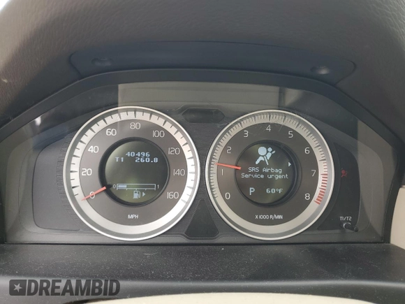 2012 Volvo XC70 3.2L with VIN YV4952BZ7C1131034, listed as a Copart auction lot 46865855 with 40,496 mi miles and Salvage Title. Bid and sale history available at DreamBid. Image 9.