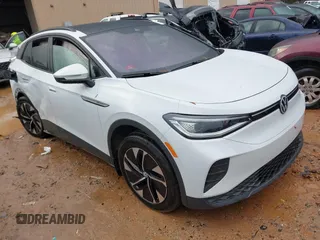 2022 Volkswagen ID.4 Pro S z VIN WVGGNPE20NP046585, wystawiony jako IAAI lot #41072935 z przebiegiem 32 740 mil mil oraz . Historia ofert i sprzedaży dostępna na DreamBid. Obrazek 1.