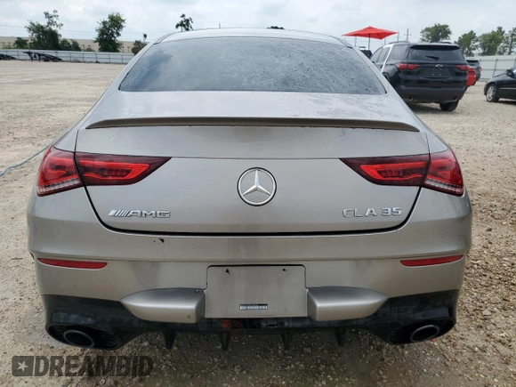 2020 Mercedes-Benz CLA with VIN WDD5J5BB3LN063668, listed as a Copart auction lot 62834624 with 0 mi miles and Salvage Title. Bid and sale history available at carsss.com. Image 6.