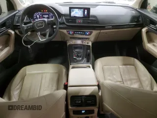 2020 Audi Q5 Premium Plus with VIN WA1E2AFY2L2080987, listed as a Copart auction lot 89344955 with 55,463 mi miles and Salvage title. Bid and sale history available at DreamBid. Image 8.