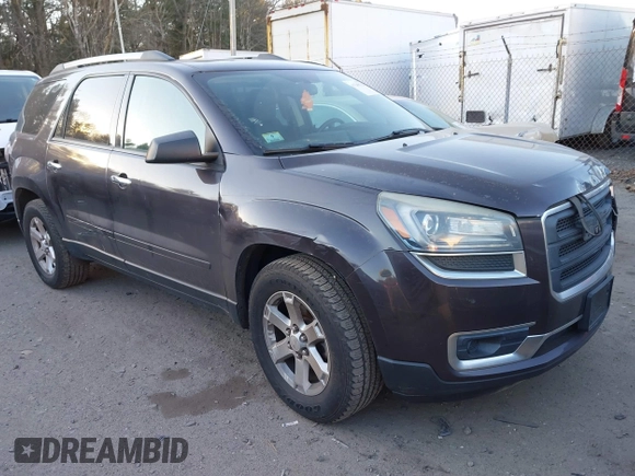 2015 GMC Acadia SLE with VIN 1GKKVPKD8FJ162890, listed as a IAAI auction lot 41268320 with 185,032 mi miles. Bid and sale history available at carsss.com. Image 1.