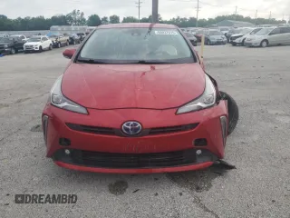 2019 Toyota Prius LE with VIN JTDL9RFU6K3005786, listed as a Copart auction lot 60037615 with 61,298 mi miles and Salvage title. Bid and sale history available at DreamBid. Image 5.