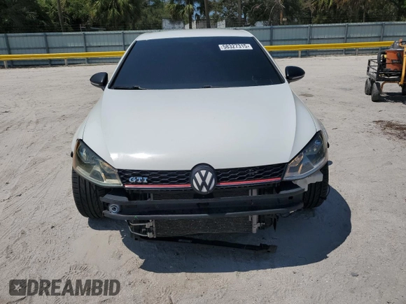 2017 Volkswagen GTI S с VIN 3VW4T7AU4HM050070, выставлен на аукционе Copart как лот 58327315 с пробегом 77 574 миль миль и Списание • Salvage title. История ставок и продаж доступна на DreamBid. Изображение 5.