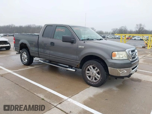 2008 Ford F-150 XLT with VIN 1FTPX14V58FC01083, listed as a IAAI auction lot 41998213 with 120,173 mi miles. Bid and sale history available at carsss.com. Image 1.