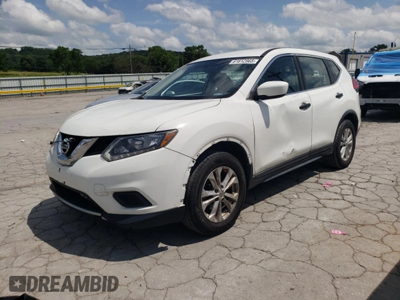 2017 Nissan Rogue SV with VIN KNMAT2MT5HP544427, listed as a Copart auction lot 61612965 with 249,524 mi miles and Clean title. Bid and sale history available at DreamBid. Image 1.