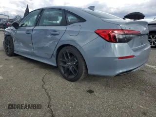 2024 Honda Civic Sport with VIN 2HGFE2F50RH545572, listed as a Copart auction lot 48824665 with 20,695 mi miles and Salvage Title. Bid and sale history available at DreamBid. Image 2.