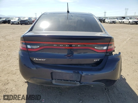 2015 Dodge Dart SXT with VIN 1C3CDFBB4FD309477, listed as a Copart auction lot 53156175 with 159,313 mi miles and Salvage Title. Bid and sale history available at carsss.com. Image 6.