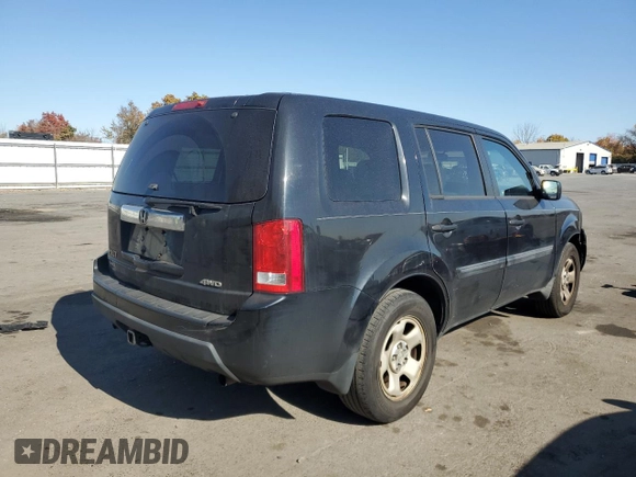 2011 Honda Pilot LX with VIN 5FNYF4H23BB022531, listed as a Copart auction lot 85998514 with 185,878 mi miles and Salvage Title. Bid and sale history available at DreamBid. Image 3.