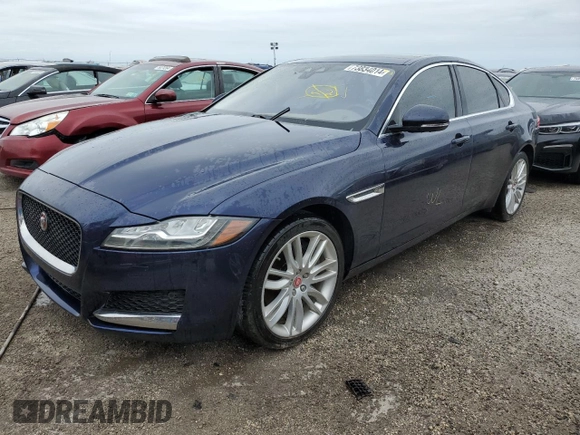 2017 Jaguar XF 35t Prestige with VIN SAJBE4BV9HCY33205, listed as a Copart auction lot 73834014 with 93,547 mi miles and Non Repairable. Bid and sale history available at carsss.com. Image 1.