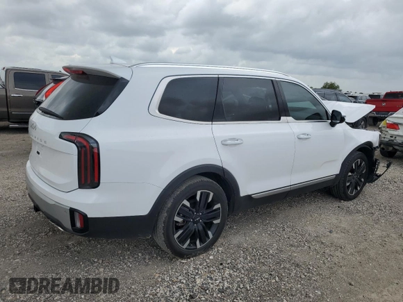 2024 Kia Telluride SX z VIN 5XYP54GC8RG494042, wystawiony jako Copart lot #54714375 z przebiegiem 7 719 mil mil oraz Szkoda całkowita • Salvage title. Historia ofert i sprzedaży dostępna na DreamBid. Obrazek 3.