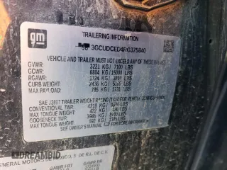 2024 Chevrolet Silverado 1500 Custom Trail Boss with VIN 3GCUDCED4RG375840, listed as a Copart auction lot 80574764 with 9,068 mi miles and Salvage Title. Bid and sale history available at carsss.com. Image 13.
