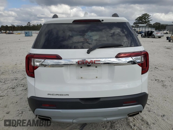2020 GMC Acadia SLT with VIN 1GKKNML43LZ202237, listed as a Copart auction lot 78575164 with 55,294 mi miles and Salvage Title. Bid and sale history available at DreamBid. Image 6.