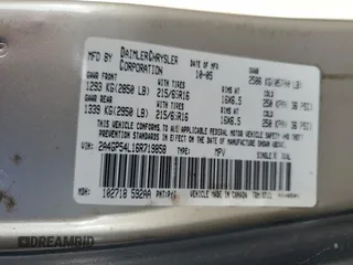 2006 Chrysler Town & Country LWB Touring with VIN 2A4GP54L16R719858, listed as a Copart auction lot 69036534 with 173,076 mi miles and Salvage Title. Bid and sale history available at carsss.com. Image 15.
