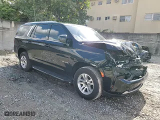 2021 Chevrolet Tahoe LS with VIN 1GNSCMKDXMR311046, listed as a Copart auction lot 85338194 with 71,634 mi miles and Salvage Title. Bid and sale history available at carsss.com. Image 4.