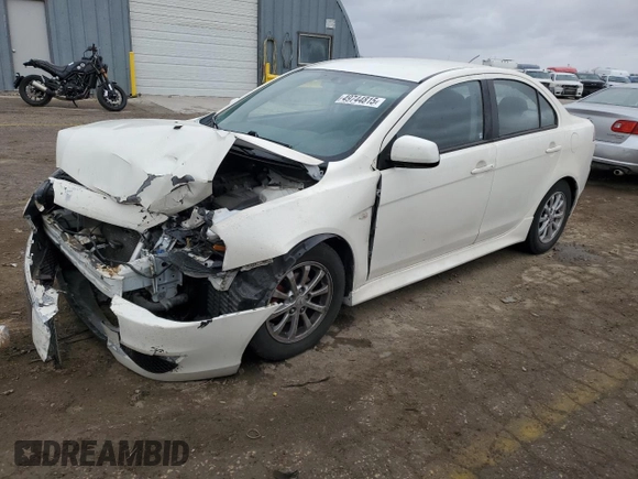 2014 Mitsubishi Lancer ES with VIN JA32U2FUXEU010410, listed as a Copart auction lot 49744815 with 105,950 mi miles and Salvage Title. Bid and sale history available at DreamBid. Image 1.