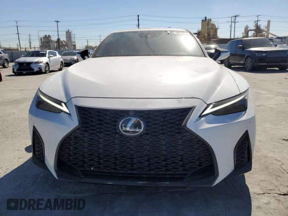 2024 Lexus IS 350 F Sport with VIN JTHGZ1B29R5074427, listed as a Copart auction lot 89104165 with 16,787 mi miles and Salvage title. Bid and sale history available at DreamBid. Image 5.