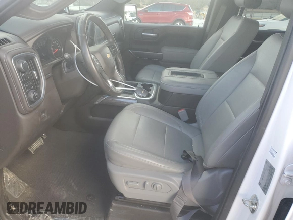 2019 Chevrolet Silverado 1500 LTZ with VIN 1GCUYGEDXKZ163879, listed as a Copart auction lot 42120705 with 52,641 mi miles and Salvage Title. Bid and sale history available at DreamBid. Image 7.