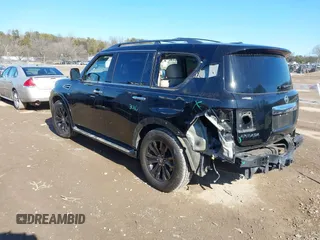 2019 Nissan Armada Platinum with VIN JN8AY2NF9K9351191, listed as a IAAI auction lot 41440180 with 62,721 mi miles and . Bid and sale history available at DreamBid. Image 3.
