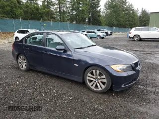 2007 BMW 3 Series 328i with VIN WBAVC53557FZ78645, listed as a Copart auction lot 48451255 with 144,489 mi miles and Salvage Title. Bid and sale history available at carsss.com. Image 4.