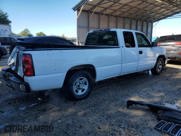 2004 Chevrolet Silverado 1500 Work Truck with VIN 1GCEC19V14E167476, listed as a Copart auction lot 84179414 with 0 mi miles and Salvage Title. Bid and sale history available at carsss.com. Image 3.