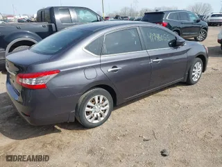 2014 Nissan Sentra SV with VIN 3N1AB7AP6EL697528, listed as a IAAI auction lot 41946055 with 143,064 mi miles. Bid and sale history available at carsss.com. Image 4.