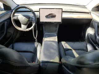 2022 Tesla Model 3 with VIN 5YJ3E1EAXNF286180, listed as a Copart auction lot 52299105 with 129,824 mi miles and Clean Title. Bid and sale history available at carsss.com. Image 8.