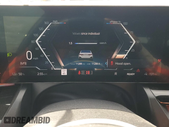 2024 BMW i5 eDrive40 with VIN WBY33FK04RCR92576, listed as a Copart auction lot 51180875 with 11,289 mi miles and Salvage title. Bid and sale history available at DreamBid. Image 9.