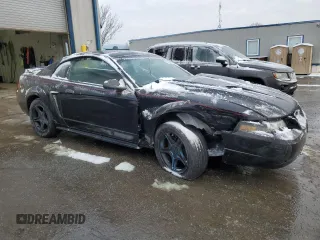 1999 Ford Mustang GT with VIN 1FAFP42X4XF125040, listed as a Copart auction lot 88689045 with 207,662 mi miles and Salvage Title. Bid and sale history available at carsss.com. Image 4.