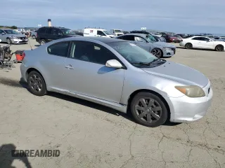 2008 Scion tC Spec with VIN JTKDE167780232984, listed as a Copart auction lot 50098035 with 178,721 mi miles and Salvage Title. Bid and sale history available at carsss.com. Image 4.
