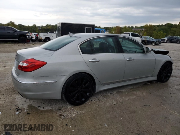 2012 Hyundai Genesis 5.0L R-Spec with VIN KMHGC4DH1CU203677, listed as a Copart auction lot 72848124 with 116,897 mi miles and Salvage Title. Bid and sale history available at carsss.com. Image 3.