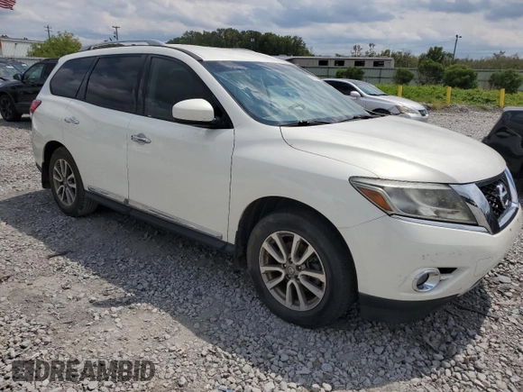 2014 Nissan Pathfinder SL z VIN 5N1AR2MN5EC716843, wystawiony jako Copart lot #70013904 z przebiegiem 198 597 mil mil oraz Czysty tytuł • Clean title. Historia ofert i sprzedaży dostępna na DreamBid. Obrazek 4.