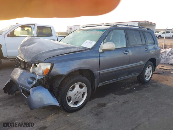2007 Toyota Highlander w/3rd Row with VIN JTEEP21A470225371, listed as a IAAI auction lot 41776095 with 185,931 mi miles. Bid and sale history available at carsss.com. Image 17.