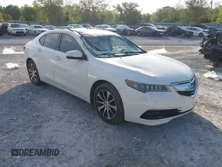 2016 Acura TLX with VIN 19UUB1F34GA001886, listed as a IAAI auction lot 41964297 with 87,847 mi miles. Bid and sale history available at carsss.com. Image 1.