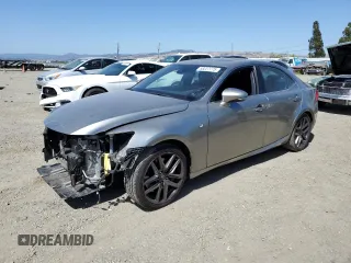 2017 Lexus IS 350 with VIN JTHBE1D27H5031349, listed as a Copart auction lot 58227775 with 25,115 mi miles and Salvage title. Bid and sale history available at DreamBid. Image 1.