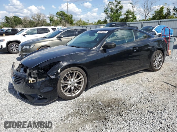2010 Infiniti G37 Coupe x with VIN JN1CV6EL5AM151501, listed as a Copart auction lot 52364525 with 0 mi miles and Salvage Title. Bid and sale history available at carsss.com. Image 1.