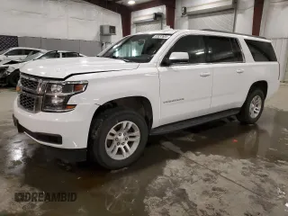 2017 Chevrolet Suburban LS with VIN 1GNSKGEC9HR202025, listed as a Copart auction lot 83037604 with Not Provided miles and Salvage Title. Bid and sale history available at DreamBid. Image 1.