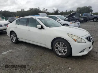 2011 Infiniti G25 x with VIN JN1DV6AR9BM450666, listed as a Copart auction lot 79623894 with 114,828 mi miles and Salvage Title. Bid and sale history available at carsss.com. Image 4.