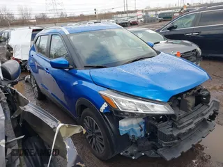 2024 Nissan Kicks SV with VIN 3N1CP5CV9RL486307, listed as a IAAI auction lot 41678539 with 15,573 mi miles and . Bid and sale history available at DreamBid. Image 1.