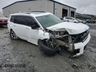 2021 Jeep Grand Cherokee Overland with VIN 1C4RJJDG5M8195683, listed as a Copart auction lot 48133075 with Not provided miles and Salvage title. Bid and sale history available at DreamBid. Image 4.