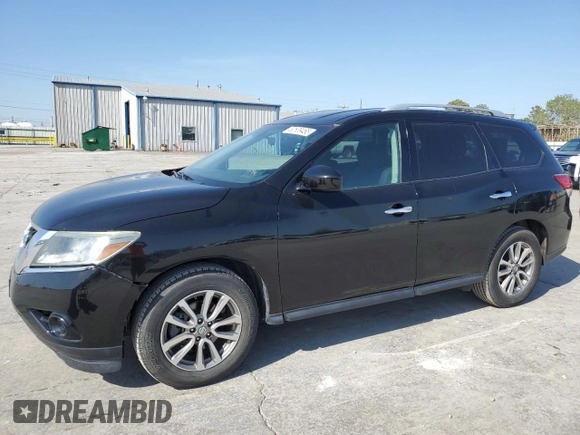 2014 Nissan Pathfinder SL z VIN 5N1AR2MN2EC635332, wystawiony jako Copart lot #52539465 z przebiegiem 131 547 mil mil oraz Czysty tytuł • Clean title. Historia ofert i sprzedaży dostępna na DreamBid. Obrazek 1.