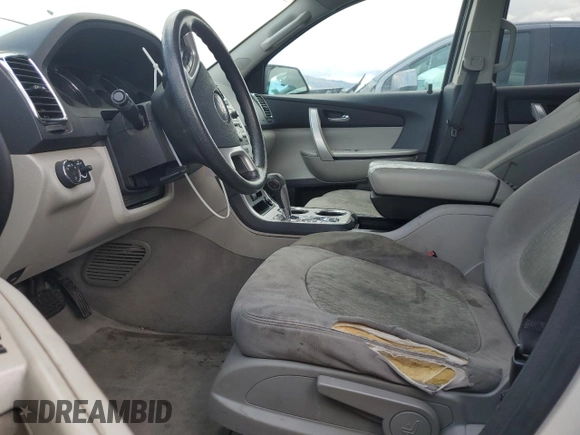 2010 GMC Acadia SL with VIN 1GKLRKED3AJ176082, listed as a Copart auction lot 46547165 with 0 mi miles and Salvage Title. Bid and sale history available at carsss.com. Image 7.