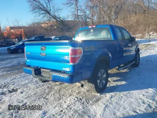 2014 Ford F-150 XL with VIN 1FTFX1EF0EFA27289, listed as a IAAI auction lot 41420909 with 123,045 mi miles. Bid and sale history available at carsss.com. Image 4.