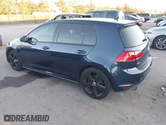 2016 Volkswagen Golf GTI SE with VIN 3VW4T7AU2GM062653, listed as a IAAI auction lot 41626898 with 67,396 mi miles. Bid and sale history available at carsss.com. Image 3.