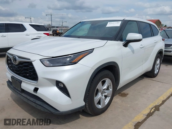 2022 Toyota Highlander LE with VIN 5TDZZRAH4NS090313, listed as a IAAI auction lot 42137543 with 81,954 mi miles and . Bid and sale history available at DreamBid. Image 18.