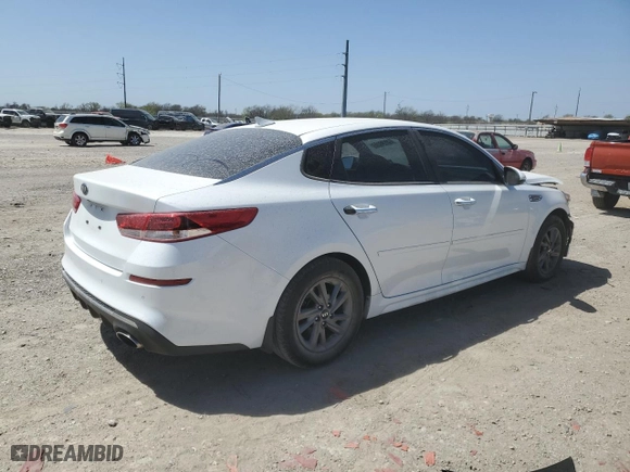 2020 Kia Optima LX with VIN 5XXGT4L31LG399863, listed as a Copart auction lot 49998205 with 80,043 mi miles and Salvage Title. Bid and sale history available at carsss.com. Image 3.