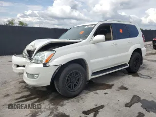 2004 Lexus GX 470 z VIN JTJBT20X840046476, wystawiony jako Copart lot #59377905 z przebiegiem 107 466 mil mil oraz Szkoda całkowita • Salvage title. Historia ofert i sprzedaży dostępna na DreamBid. Obrazek 1.